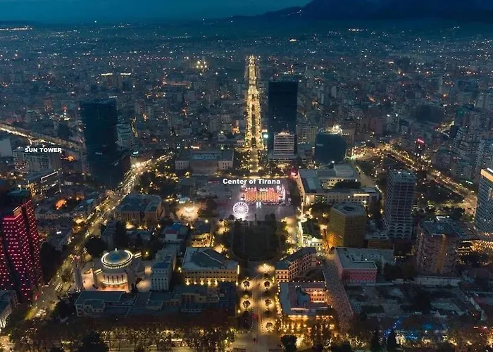 Sun Tower-center Of Tirana