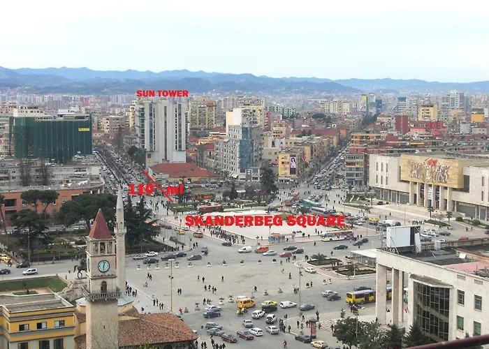Sun Tower-center Of Apartment Tirana